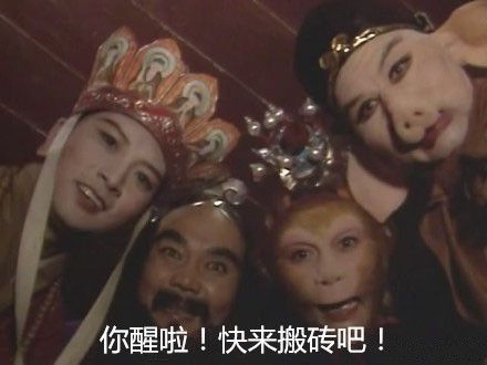 你醒啦!快来搬砖吧! - 唐僧师徒四人喊你起床