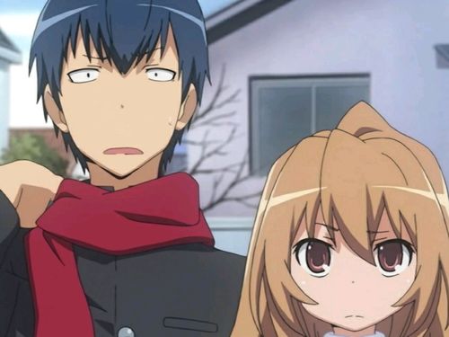 《龙与虎》逢坂大河&高须龙儿自截图