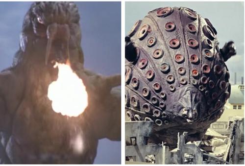 这2只怪兽,同样是石油怪兽,一只被消灭,一只和奥特曼并肩作战
