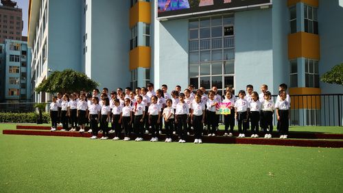 我们是2018年9月3日百年名校五一路小学入学典礼的新生