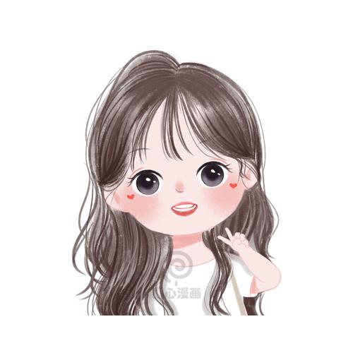 手绘头像设计卡通漫画q版情侣宠物动漫定制作真人照片结婚礼生日