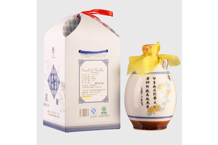 5°即墨老酒帝豪十年500ml价格(怎么样)_易购黄酒