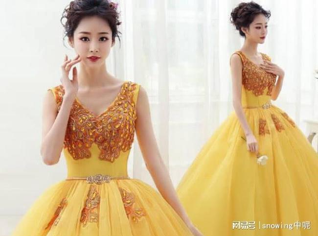 心理测试4套金色婚纱你会穿哪套测在异性眼中你有多漂亮