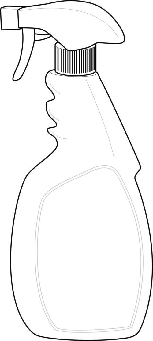 消毒瓶的简笔画