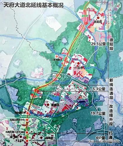 天府大道南延线和北延线建设进展情况