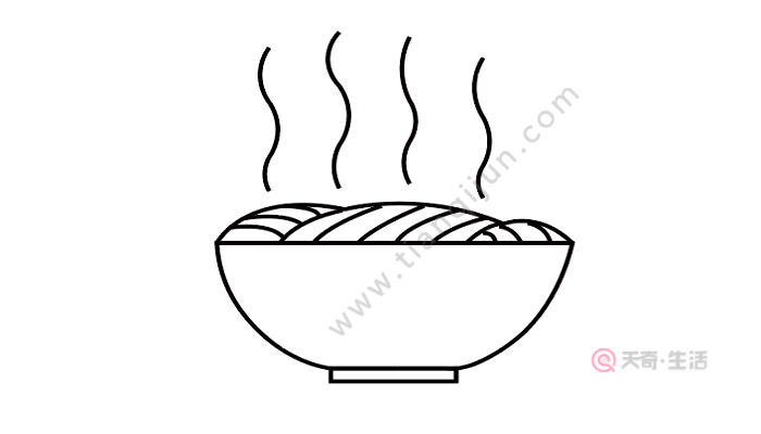 面条简笔画 面条简笔画怎么画