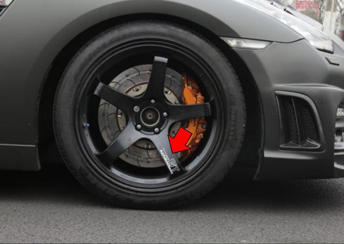 advan racing gt 轮毂轮圈车贴纸改装轮毂车贴纸耐高温车贴纸贴花