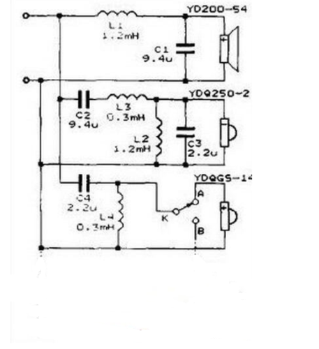 音箱分频器电路