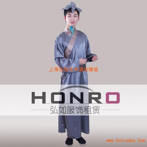 古装店小二厨师服装定制杨浦区影视表演服装定做