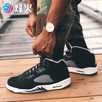 烽火 air jordan 5 oreo aj5 奥利奥 2021年款 篮球鞋 ct4838-011 ct