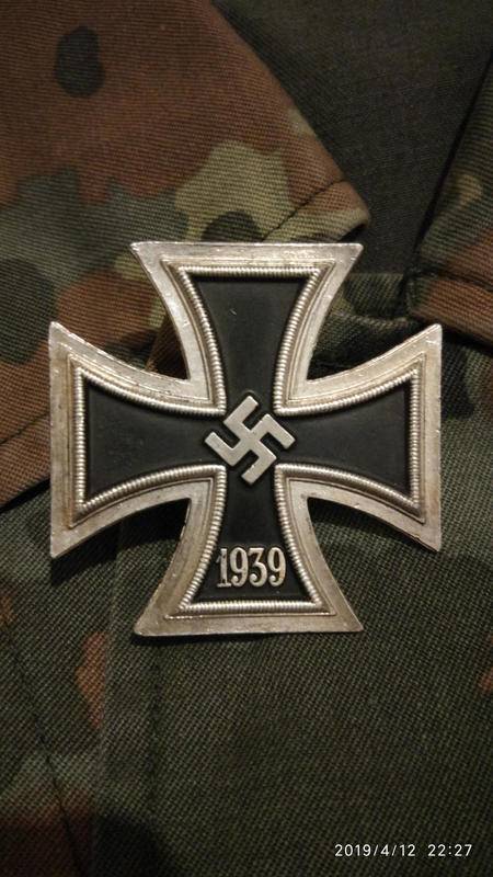 一级铁十字勋章正面图 [ 转自铁血社区 http://bbs.tiexue.net/ ]