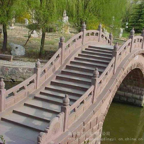 景区拱桥栏杆观景石栏杆公园桥栏杆生产厂家