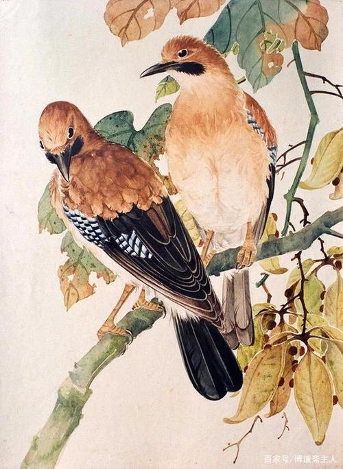 生动艳丽,赏心悦目——陈仲年花鸟鱼工笔画作品欣赏(图)