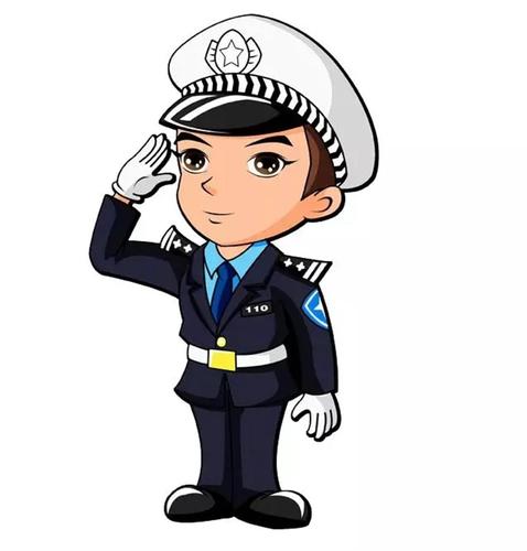 卡通交警模板免费下载-六图网交警铁骑头像虽然警察都有统一的制服