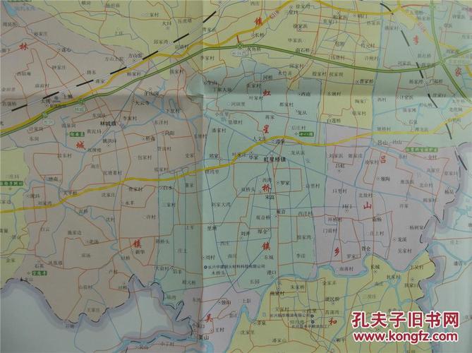 2010长兴县标准地名图 区域图 城区图 对开地图