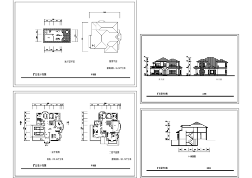 某地区多层别墅完整设计施工图纸(完整版)