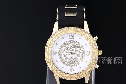 新款合金镶钻美杜莎大表盘手表批发 外贸速卖通爆款饰品货源