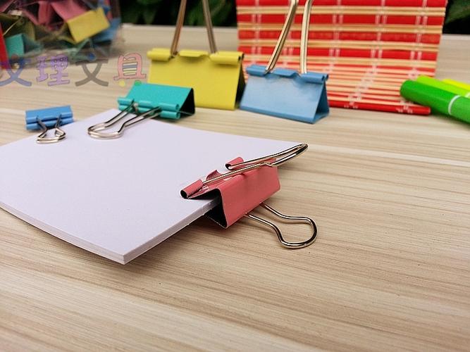 f彩色长尾夹小夹子文件夹大小号试卷夹书夹燕尾夹铁票据夹办公文具