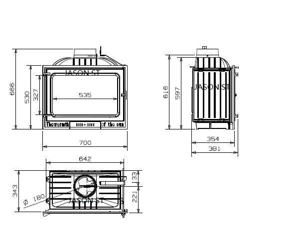 捷兆壁炉燃木真火嵌入式壁炉内嵌式铸铁燃木家用真火三面观火木柴火炉