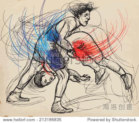 (converted) from series martial arts: greco-roman wrestling
