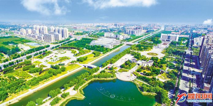 清丰县城鸟瞰图.