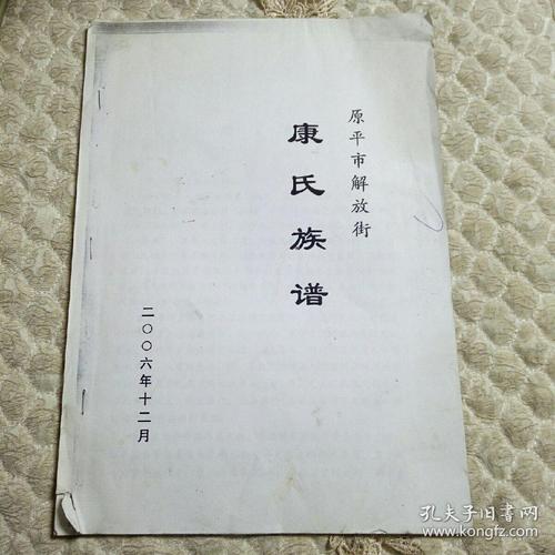 原平市解放街康氏族谱