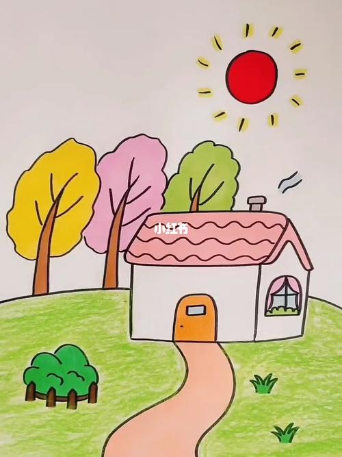 春天来了_简笔画_教程_春天去哪玩_简笔画教程_人文