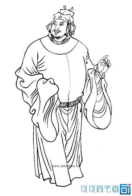 水浒传人物宋江简笔画手抄报水浒传手抄报