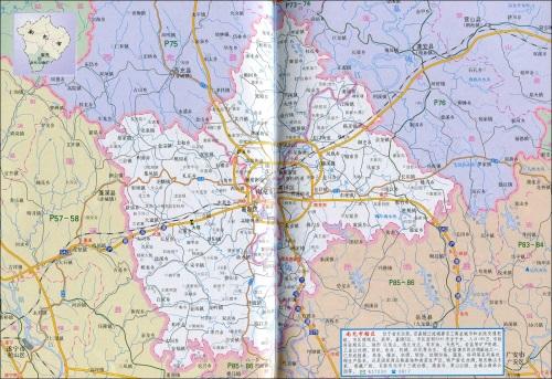 南充地图高清版大地图 - 城市吧中国地图