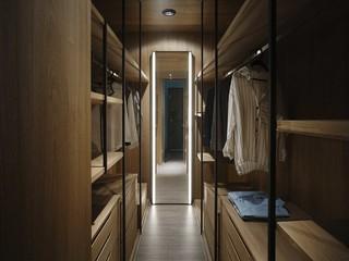 大户型现代混搭风格衣帽间装修效果图