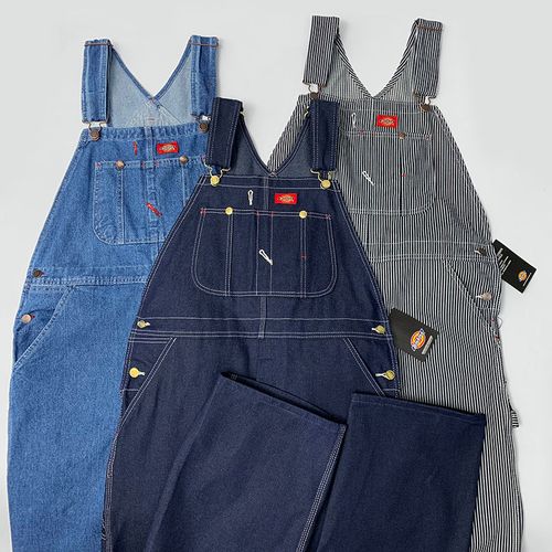 美国正品dickies蒂克宽松连体工装牛仔背带裤男女情侣美式休闲裤