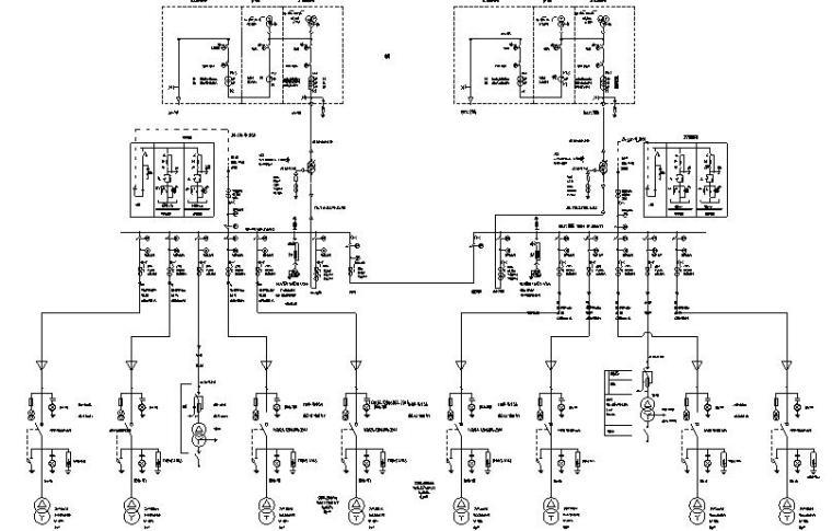 上海35kv变电所及办公塔楼电气系统图