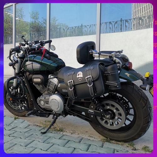 奔达金吉拉摩枭500力帆v16cm300哈雷摩托车改装印第安折叠后靠背