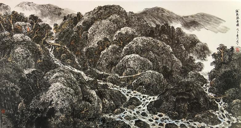 【以素为绚】"杨建兮"中国画山水画集部分作品欣赏