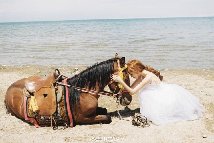 唯美少女海风骑马写真_高清图集_新浪网