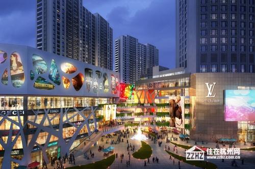 杭州首个地铁连通商业华元·欢乐城年底竣工在即