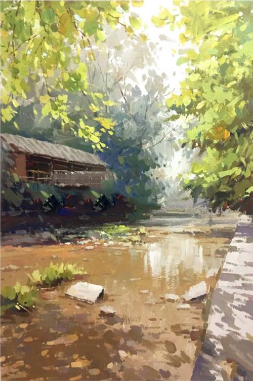 写生小贴士丨色彩静物风景写生技巧与作画步骤(内附构图思路)