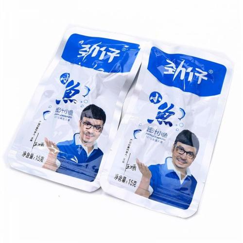 劲仔 休闲零食 小鱼 酱汁味 15g*20包/盒