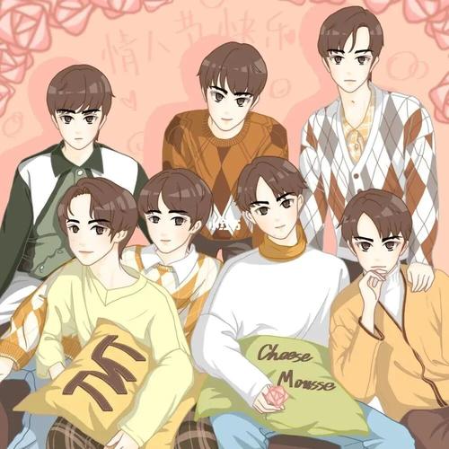 时代少年团微信动漫头像合集_时代少年团_动漫_微信_头像_tnt时代少年