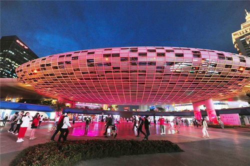 上海五角场"彩蛋"绽放新元素 喜迎国庆中秋