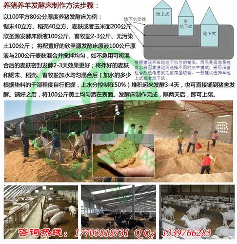 公斤 , 可制作养猪发酵床 100 平方,养牛发酵床 100 平方,养羊发酵床
