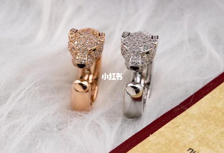 卡地亚豹头戒指