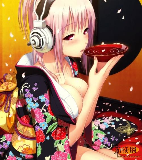 酥胸半掩,香肩微露!二次元和服少女美图欣赏