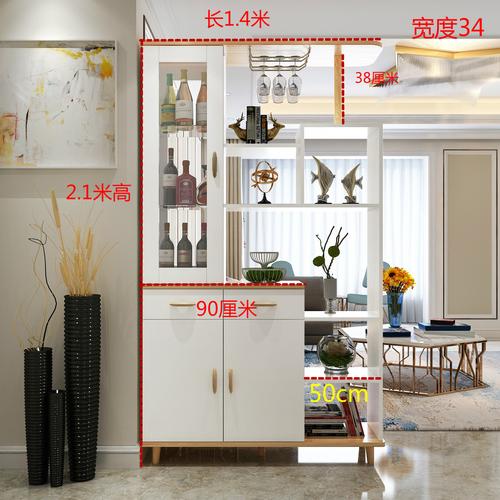 进门玄关隔断柜风水柜客厅酒柜鞋柜一体靠墙现代简约轻奢置物双面柜