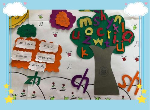 群英学校一年级75班有趣的"拼音"绘画!