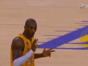 詹姆斯科比最霸气的两个庆祝动作