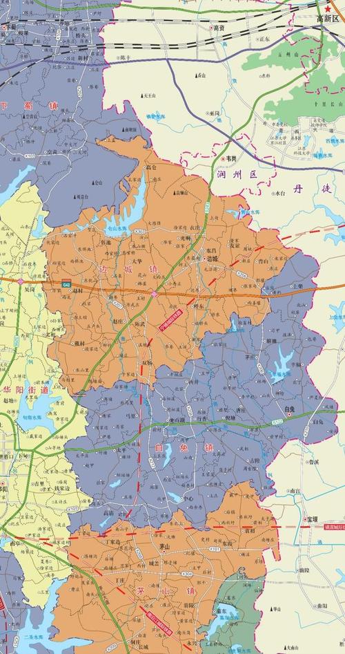 江苏省句容市边城镇地图 陈武 东昌