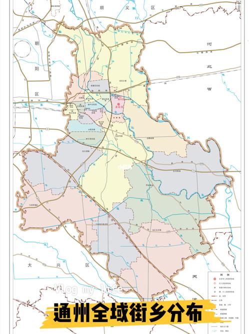 北京最新标准地图9015市政府标注在通州_通州自由