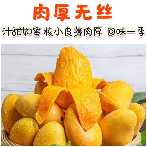 【精选】海南小台芒新鲜小芒果新鲜当季新鲜水果小台芒果批发 3斤装