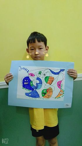 第13节水彩笔专项《一根线的联想》